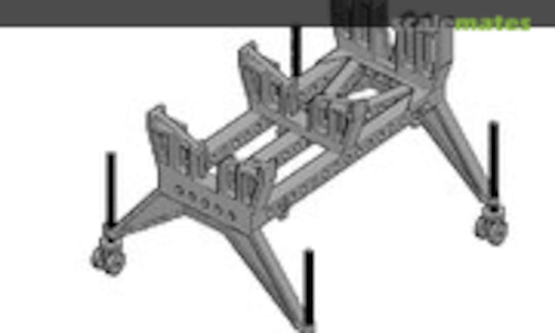 1:72 Shipboard Seaplane Trolley (Nautilus Models 72-102)