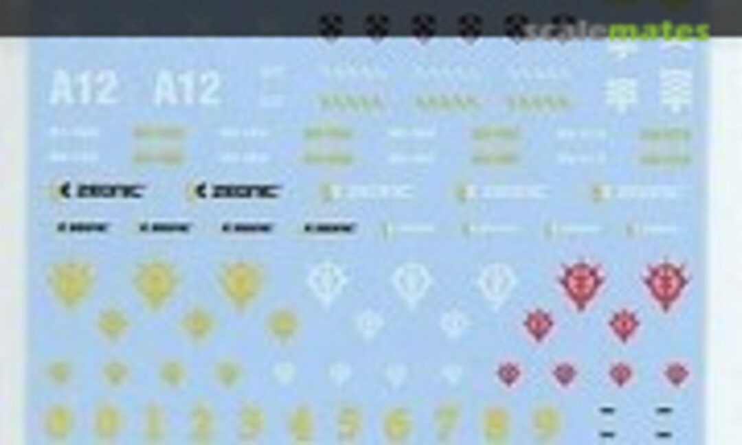 1:144 Decals for MS (Principality of Zeon) 1 (Bandai Spirits 0145081) 0145081