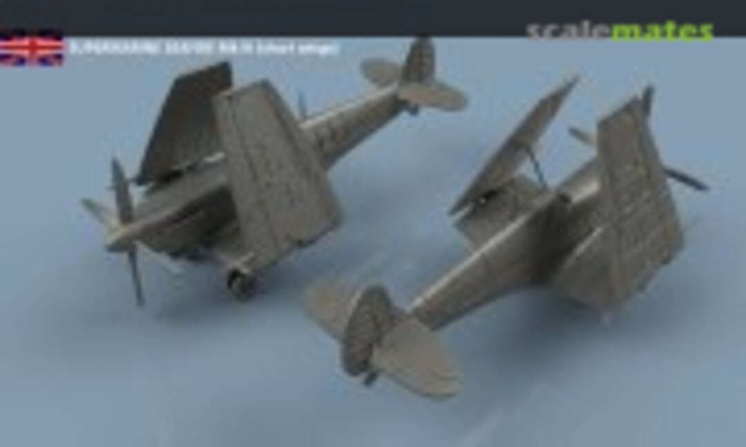 1:700 Supermarine Seafire Mk.III short wings - folded wings - 3D printing (5 pcs) (L'Arsenal 3D700372) 3D700372