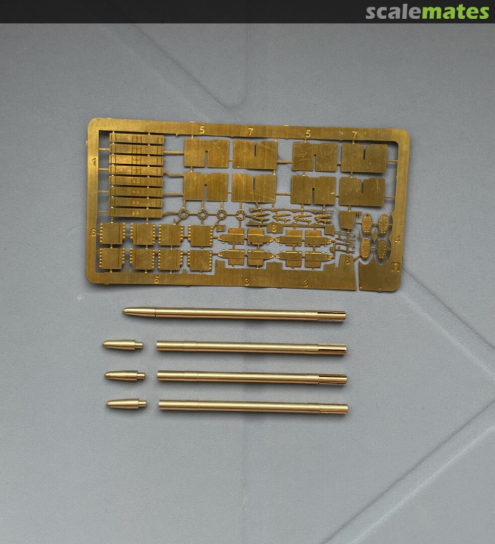 Boxart U.S. HVAR rocket for U.S. planes from WWII x 4 MTCA32251 Profimodeller