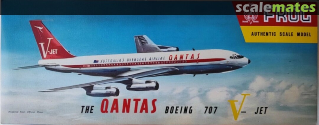 Boxart The QANTAS Boeing 707 368P In Scale