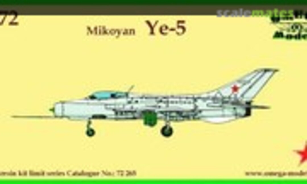 1:72 Mikoyan Ye-5 (Omega Models 72265) 72265