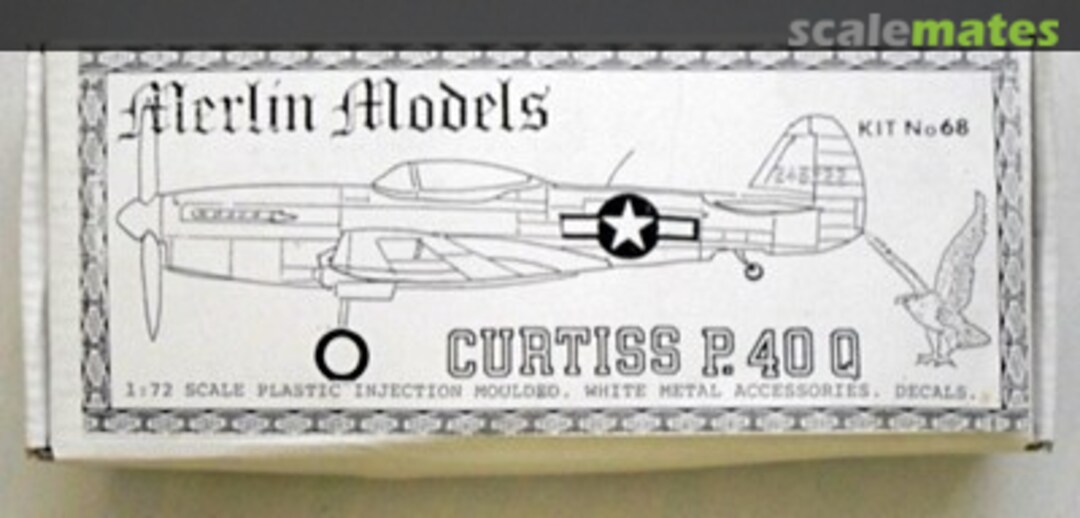 Boxart Curtiss P.40 Q 68 Merlin Models