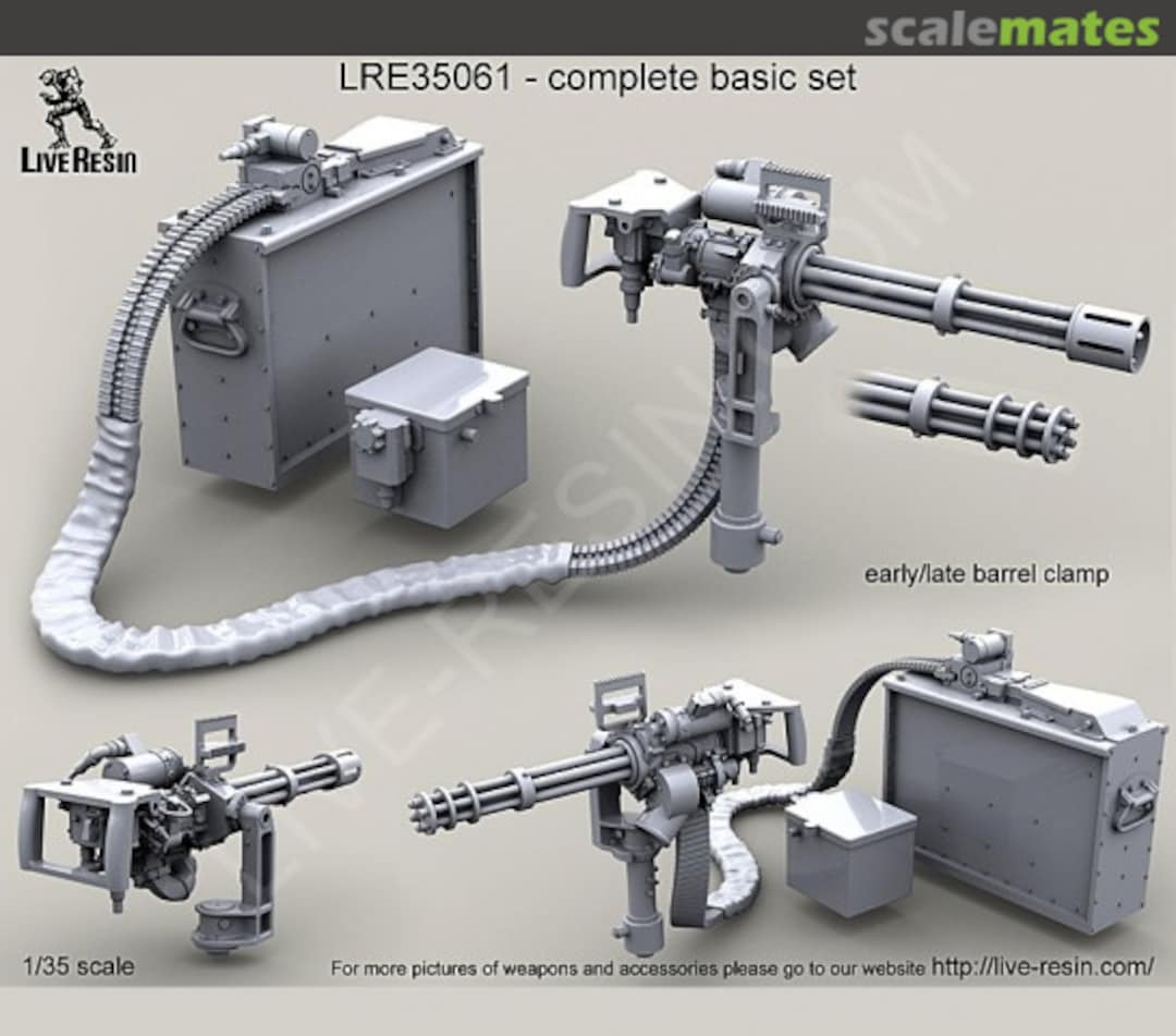 Boxart M134D Minigun on Vertical Arm Mount with early/late barrel clamp (with/without flash supressor) LRE-35061 Live Resin Boxart M134D Minigun on Vertical Arm Mount with early/late barrel clamp (with/without flash supressor) LRE-35061 Live Resin