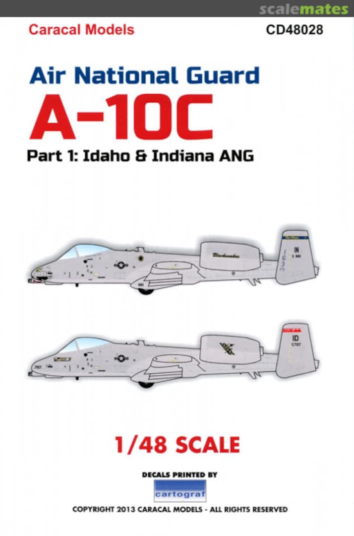 Boxart Air National Guard A-10C CD48028 Caracal Models Boxart Air National Guard A-10C CD48028 Caracal Models