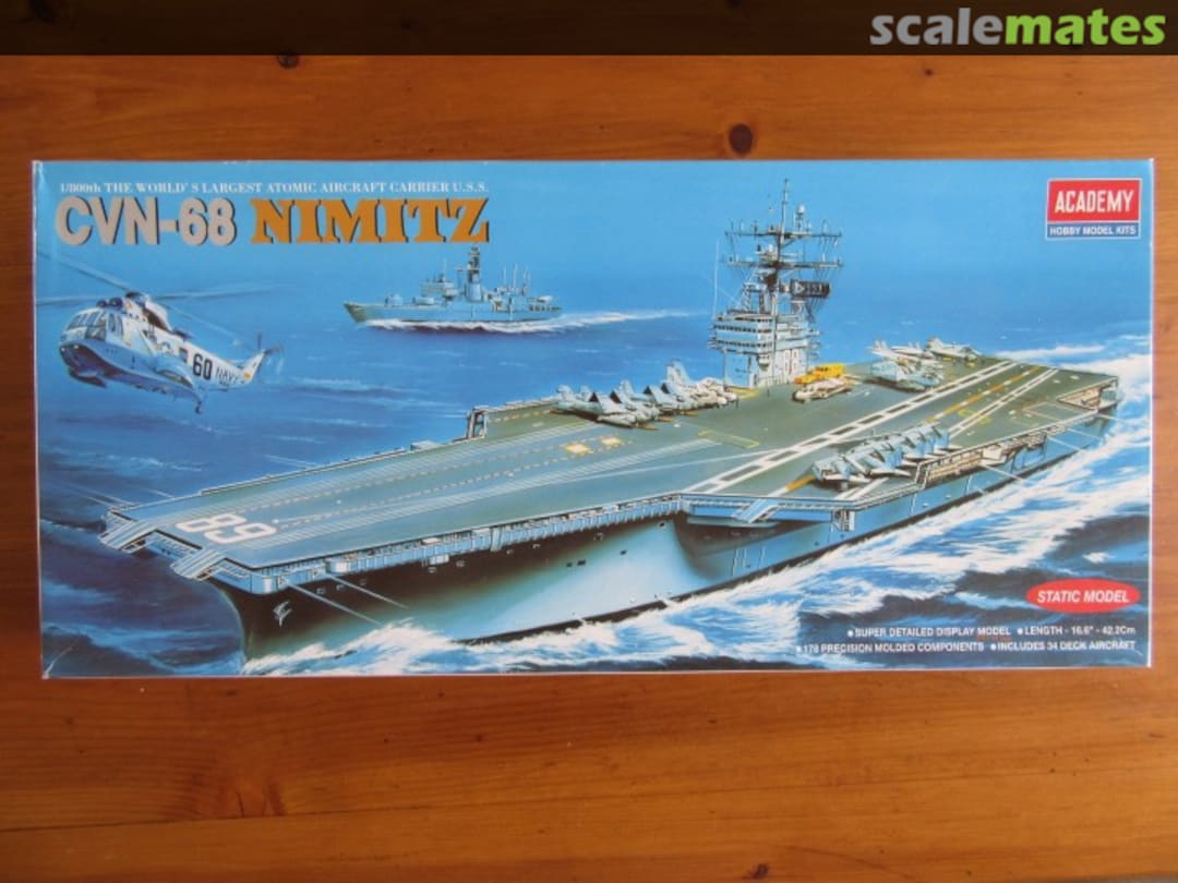 Boxart USS Nimitz 1439 Academy Boxart USS Nimitz 1439 Academy