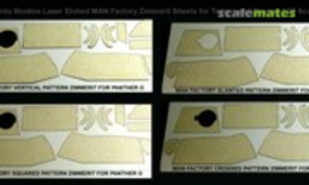 1:35 MAN Factory Zimmerit for Panther G (Monroe Perdu Studios MPD-051) MPD-051