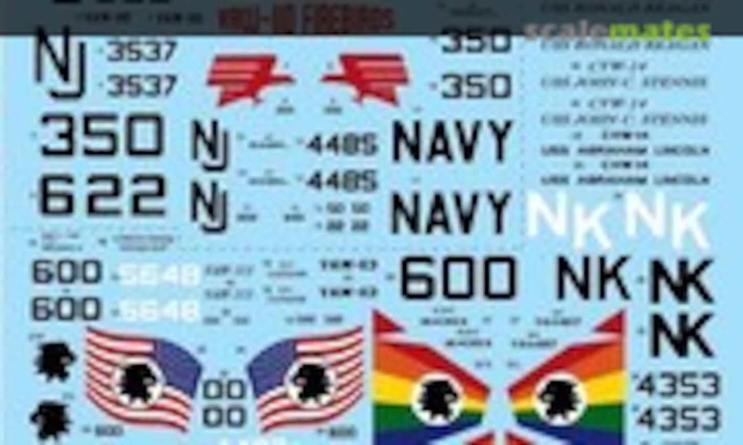 1:48 VAW-110 Firebirds VAW-113 Black Eagles (Bingo Decals 48-002) 48-002