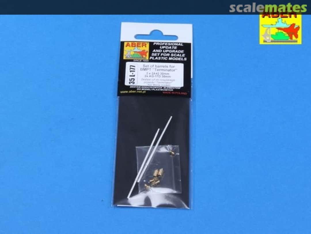 Boxart 2 x 30 mm 2A42 gun barrel + 2 x 30 mm AGS-17D grenade launcher 35L177 Aber Boxart 2 x 30 mm 2A42 gun barrel + 2 x 30 mm AGS-17D grenade launcher 35L177 Aber