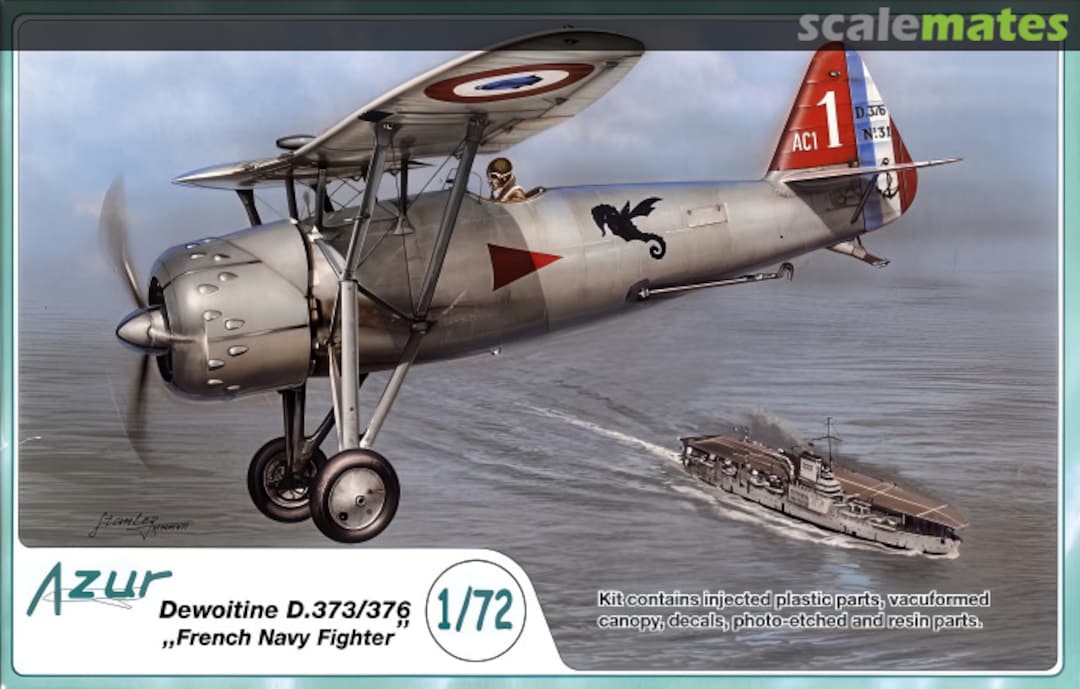 Boxart Dewoitine D.373/376 A068 Azur Boxart Dewoitine D.373/376 A068 Azur
