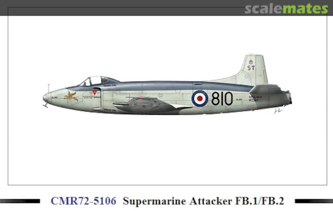 Boxart Supermarine Attacker FB.1/FB.2 CMR72-5106 CMR Boxart Supermarine Attacker FB.1/FB.2 CMR72-5106 CMR