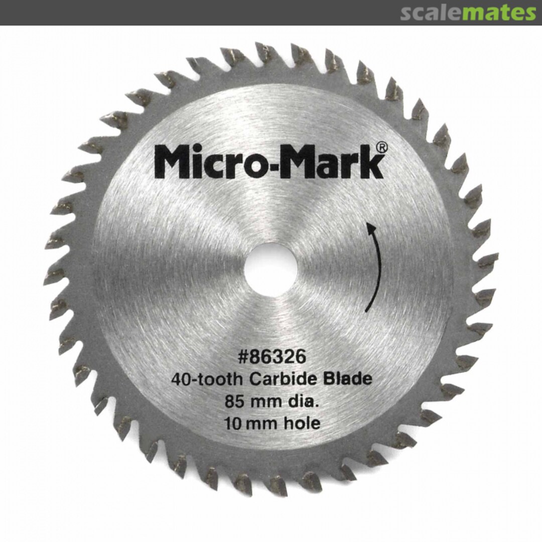 Boxart 40 Tooth Carbide Tip Saw Blade 86326 Micro-Mark Boxart 40 Tooth Carbide Tip Saw Blade 86326 Micro-Mark