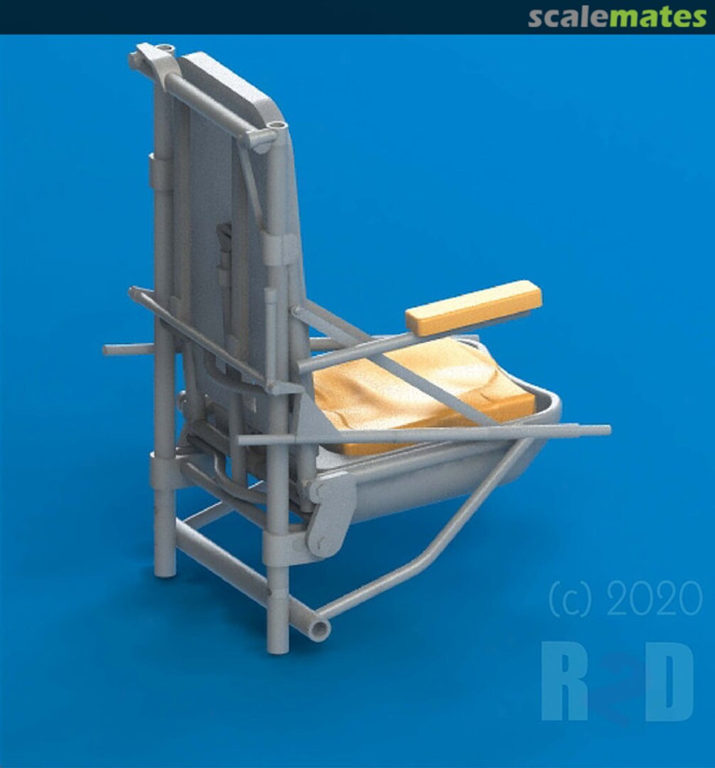 Boxart A-26 Invader Pilot Seat Upgrade R2D48078 RESIN2detail Boxart A-26 Invader Pilot Seat Upgrade R2D48078 RESIN2detail