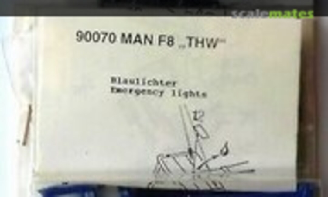 1:87 MAN F8 &quot;THW&quot; (Trident Miniatures 90070)