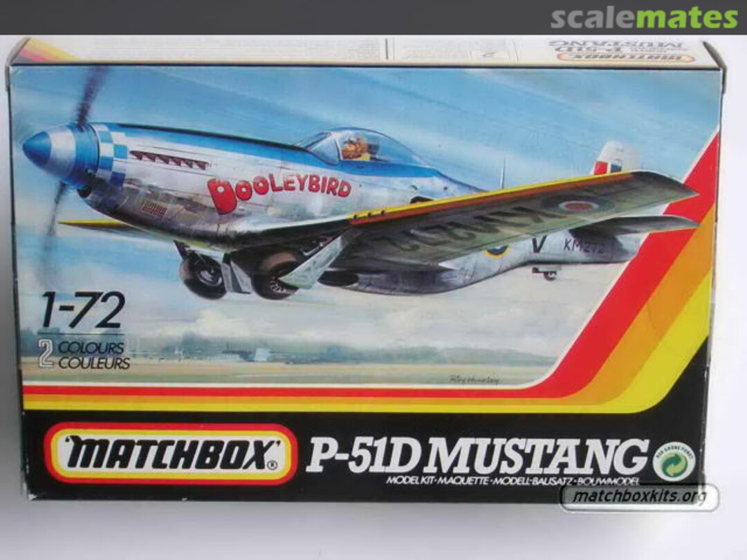 Boxart P-51D Mustang 40013 Matchbox Boxart P-51D Mustang 40013 Matchbox