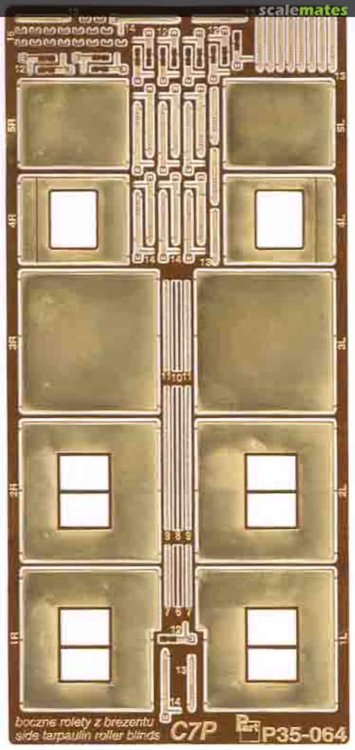Boxart C7P - Side Tarpaulin Roller Blinds P35-064 Part