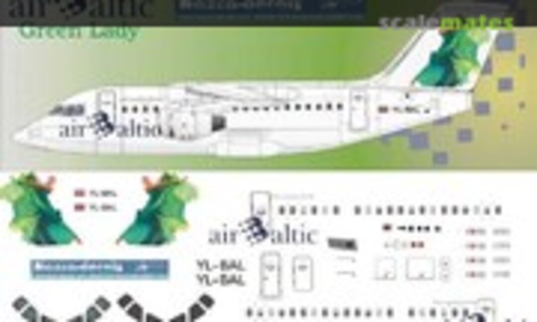 1:144 British Aerospace Avro RJ70 (Nazca decals BAL003) BAL003