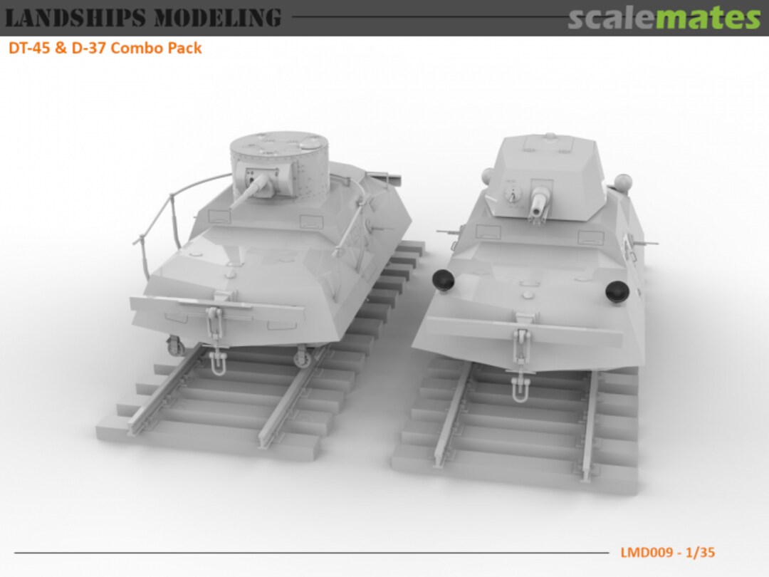 Boxart DT-45 & D-37 Combo Kit LMD009 Landships Modeling Boxart DT-45 & D-37 Combo Kit LMD009 Landships Modeling