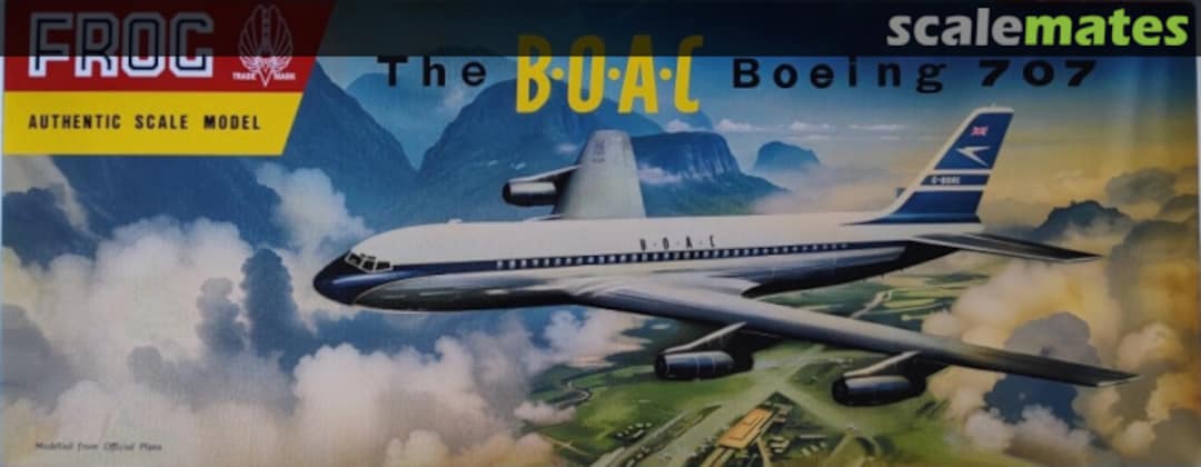 Boxart The BOAC Boeing 707 349P In Scale Boxart The BOAC Boeing 707 349P In Scale