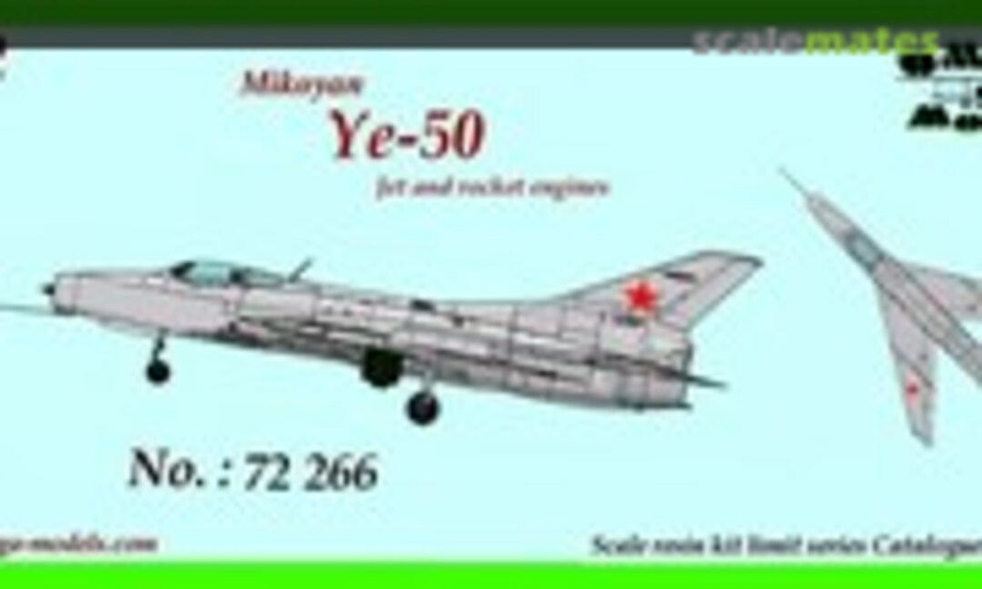 1:72 Mikoyan Ye-50 (Omega Models 72266) 72266
