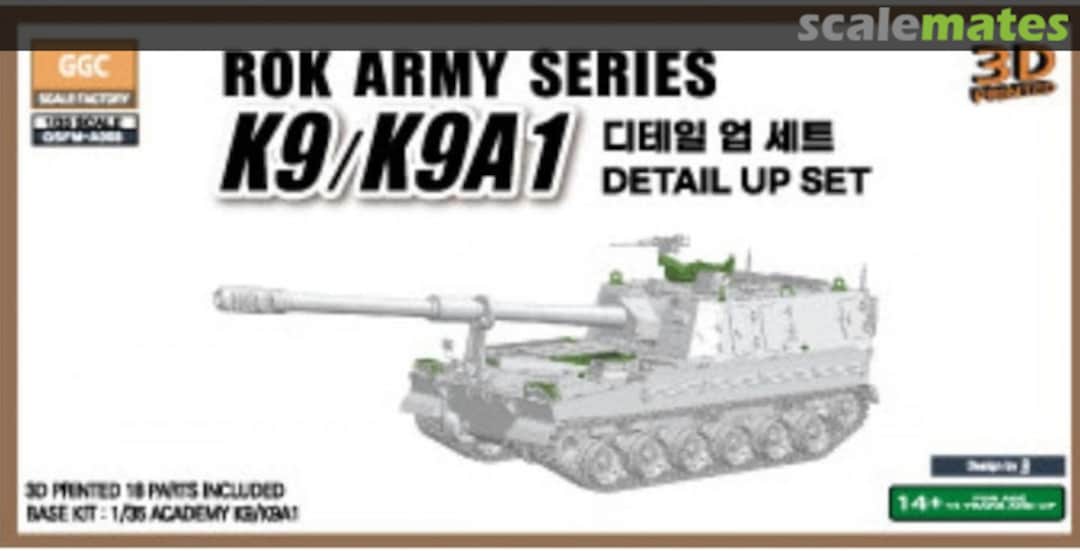 Boxart K9/K9A1 detail set GSFM-A008 GGC Scale Factory Boxart K9/K9A1 detail set GSFM-A008 GGC Scale Factory
