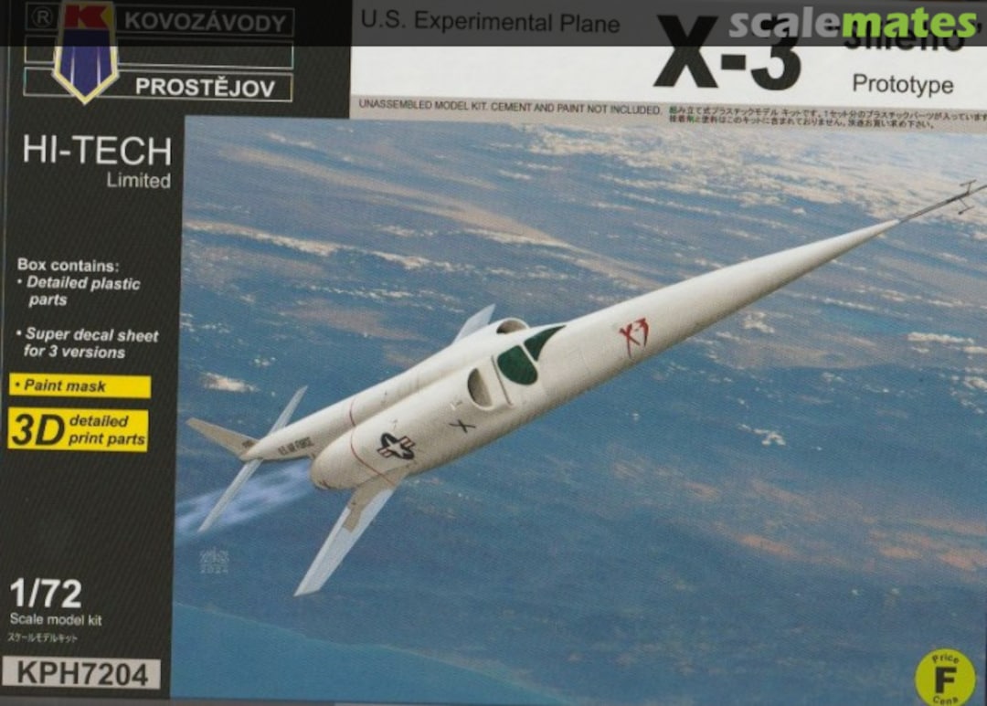 Boxart X-3 «Stiletto» KPH7204 Kovozávody Prostějov