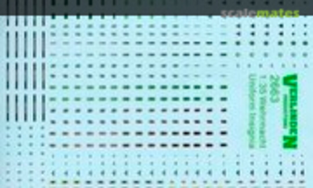 1:35 Wehrmacht Uniform Insigna Decal (Verlinden Productions 2663) 2663