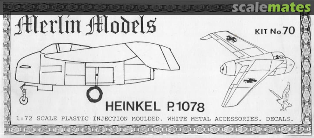 Boxart Heinkel P.1078 70 Merlin Models Boxart Heinkel P.1078 70 Merlin Models