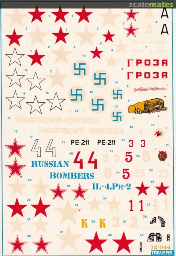 Boxart Pe-2, Il-4 72-044 Travers Boxart Pe-2, Il-4 72-044 Travers