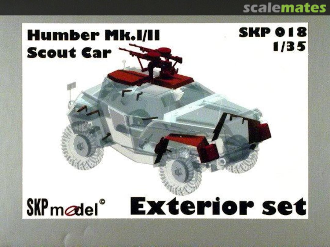 Boxart Humber Mk.I/II Scout Car - Exterior set SKP 018 SKP model Boxart Humber Mk.I/II Scout Car - Exterior set SKP 018 SKP model