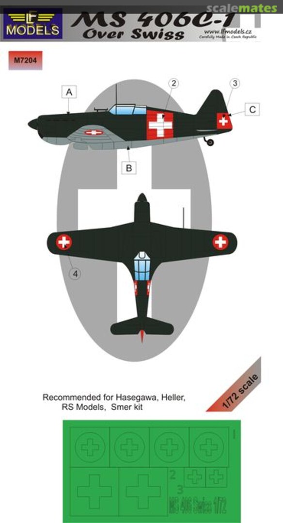 Boxart MS 406C-1 Over Swiss M7204 LF Models Boxart MS 406C-1 Over Swiss M7204 LF Models