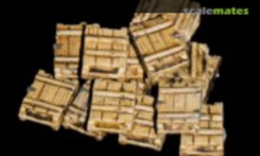 1:72 Modern Russian Ammo crates for 7,62mm ammo (White Stork Miniatures A017) A017