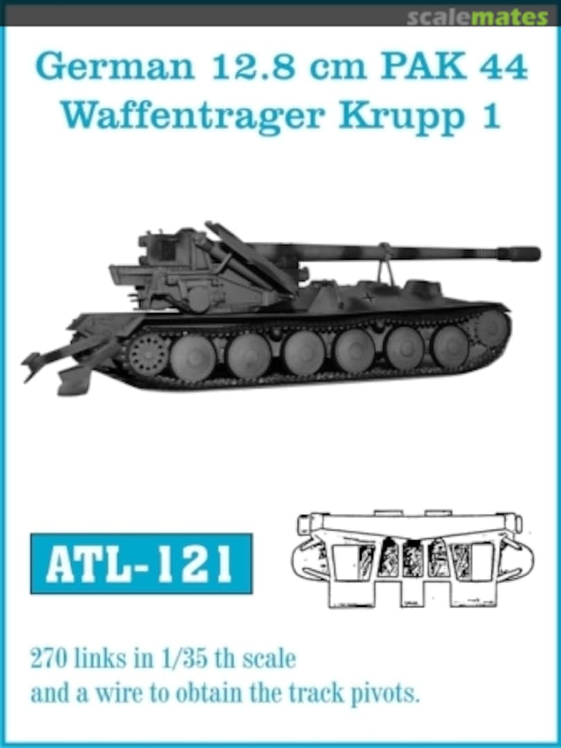 Boxart 12.8cm PAK 44 / Waffentrager Krupp 1 ATL-121 Friulmodel Boxart 12.8cm PAK 44 / Waffentrager Krupp 1 ATL-121 Friulmodel
