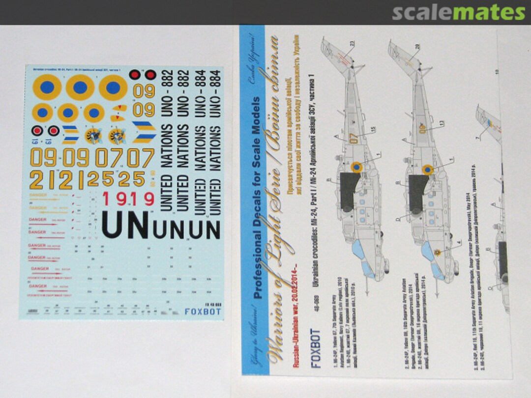 Boxart Ukrainian crocodiles: Mi-24, Part I 48-069 Foxbot Boxart Ukrainian crocodiles: Mi-24, Part I 48-069 Foxbot