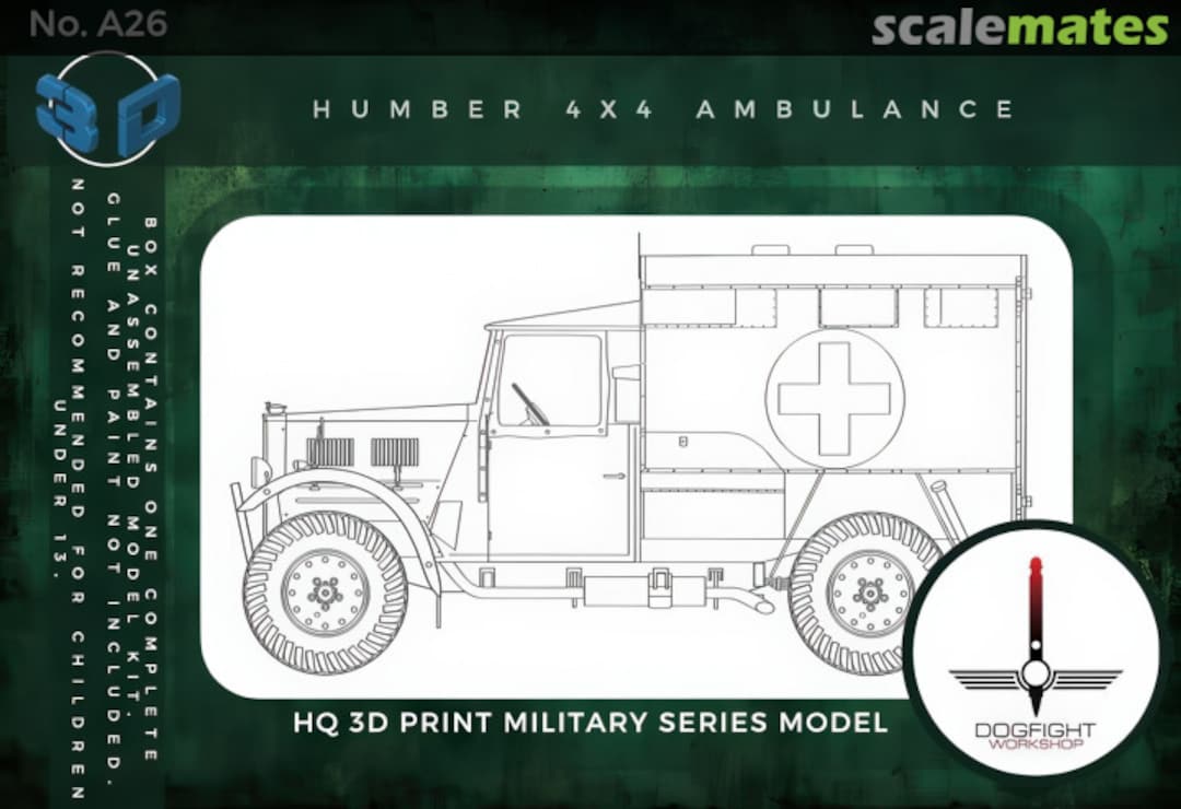 Boxart British Humber 4X4 Ambulance 48A26 Dogfight Workshop Boxart British Humber 4X4 Ambulance 48A26 Dogfight Workshop