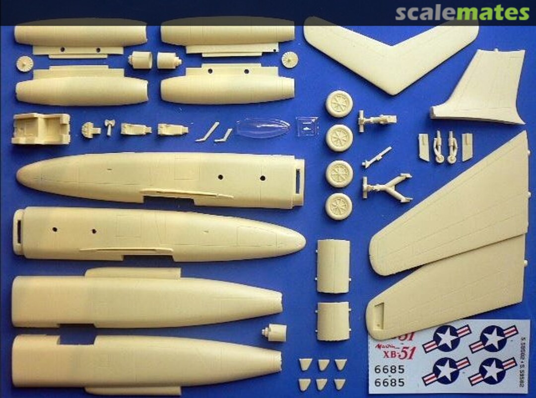 Contents Martin XB-51 AA-2035 Anigrand Craftswork