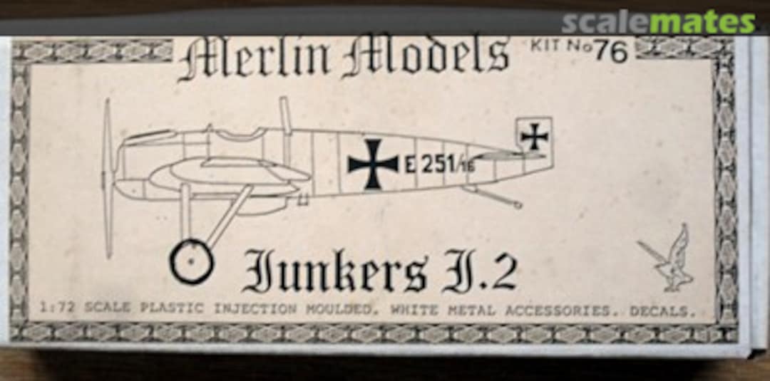 Boxart Junkers J.2 76 Merlin Models Boxart Junkers J.2 76 Merlin Models