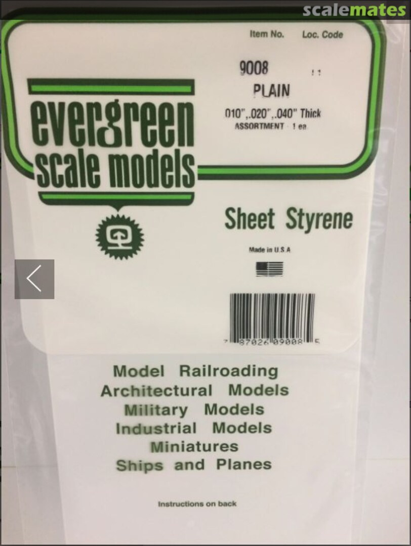 Boxart Plain Opaque White Polystyrene Sheet Assortment Pack 9008 Evergreen Scale Models Boxart Plain Opaque White Polystyrene Sheet Assortment Pack 9008 Evergreen Scale Models