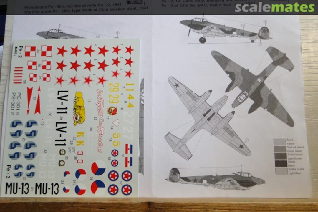 Boxart Petlyakov Pe-2/3 Zlinek Boxart Petlyakov Pe-2/3 Zlinek
