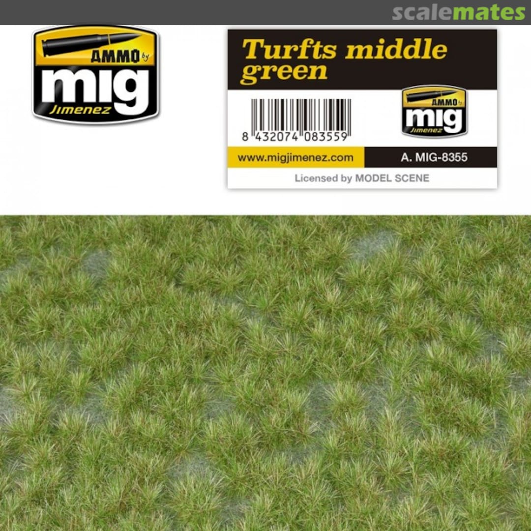 Boxart Turfs Middle Green A.MIG-8355 Ammo by Mig Jimenez Boxart Turfs Middle Green A.MIG-8355 Ammo by Mig Jimenez