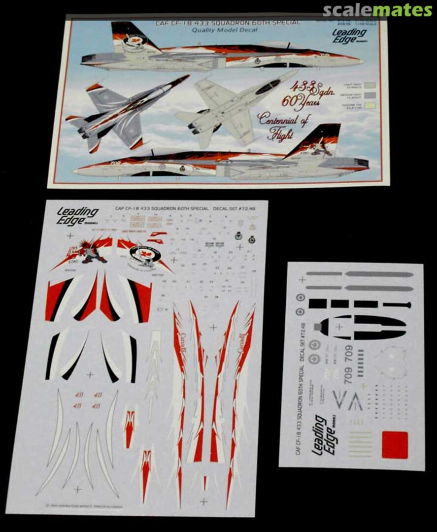 Contents CAF CF-18 433 Squadron 60th Special 72.48 Leading Edge Contents CAF CF-18 433 Squadron 60th Special 72.48 Leading Edge