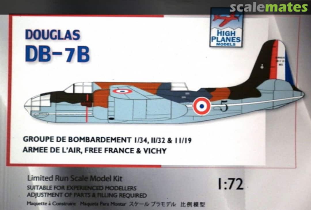 Boxart Douglas DB-7B K072043 High Planes Models Boxart Douglas DB-7B K072043 High Planes Models