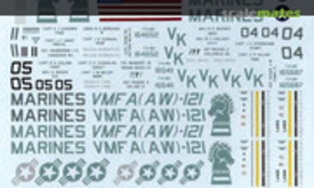 1:48 VMFA(AW)-121 "Green Knights" OIF Tour 2007 (Flying Leathernecks FL48004) FL48004