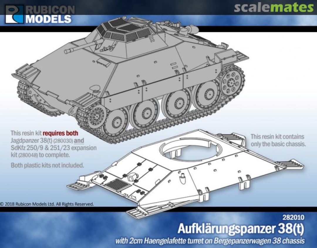 Boxart Aufklärungspanzer 38(t) 282010 Rubicon Models