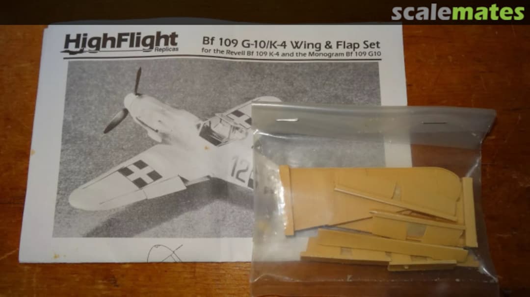 Contents Bf 109 G-10/K-4 Wing & Flap Set HF-4822 HighFlight Replicas Contents Bf 109 G-10/K-4 Wing & Flap Set HF-4822 HighFlight Replicas