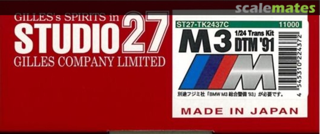Boxart BMW M3 DTM '91 ST27-TK2437C Studio27