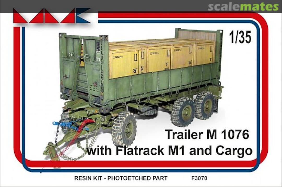 Boxart Trailer M1076 With Flatrack M1 and Cargo F3070 MMK Boxart Trailer M1076 With Flatrack M1 and Cargo F3070 MMK