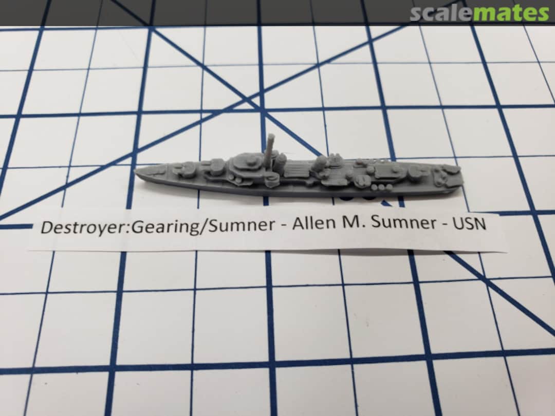 Boxart Allen M. Sumner class Destroyer 1200-DD692 XP Forge