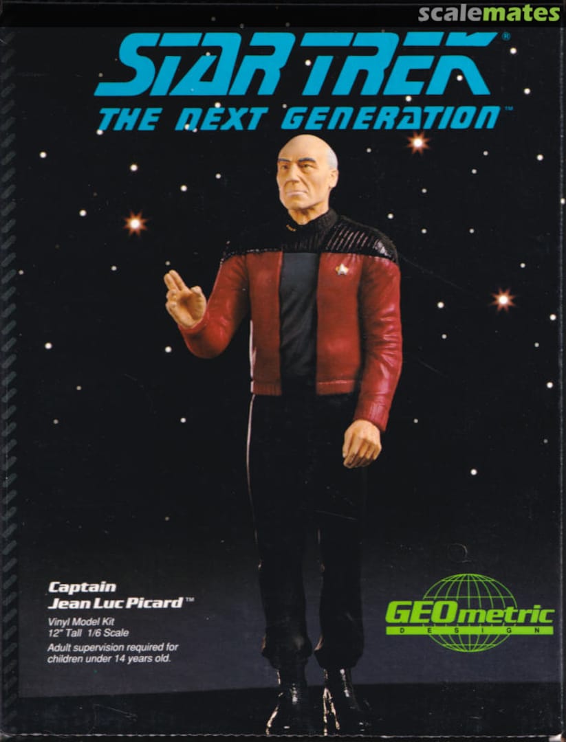 Boxart Captain Jean Luc Picard Geometric Design Boxart Captain Jean Luc Picard Geometric Design