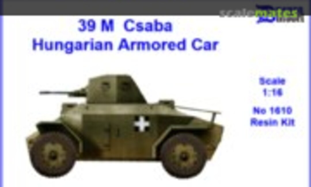 1:16 39M Csaba Hungarian Armored Car WWII (Dnepro Model 1610) 1610